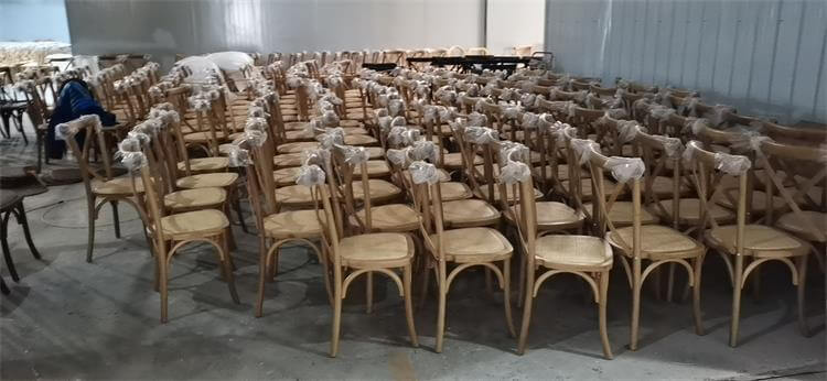 rattan seat x back chairs oak