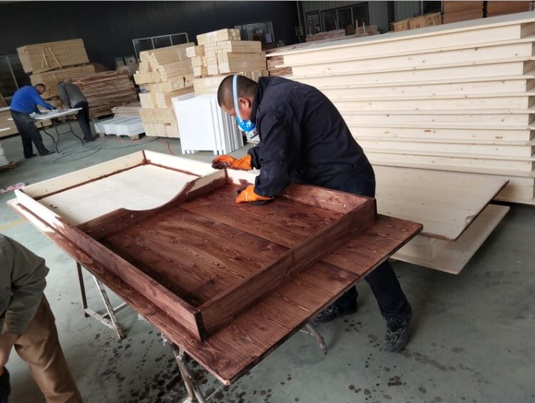 folding farmhouse table manufacture