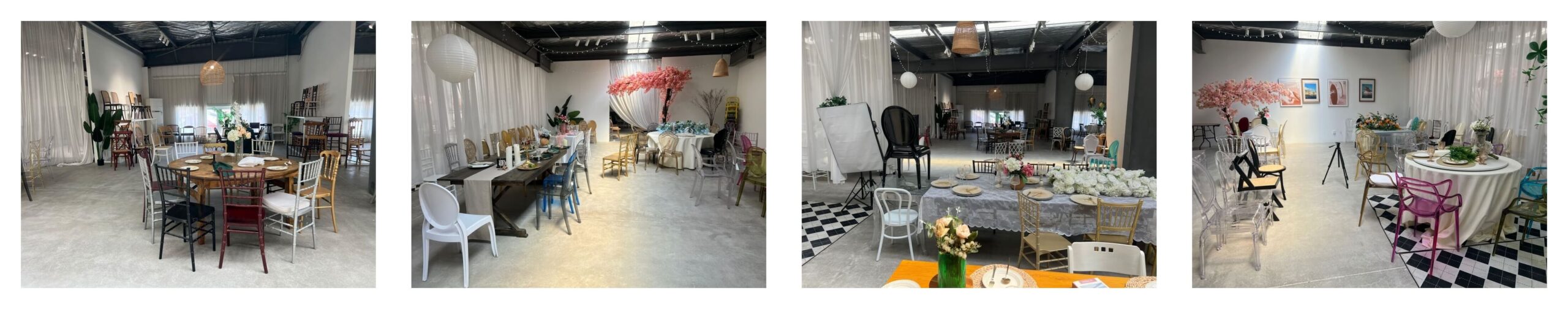 banquet chair and table