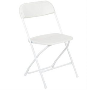 blossom plastic folding chairs white