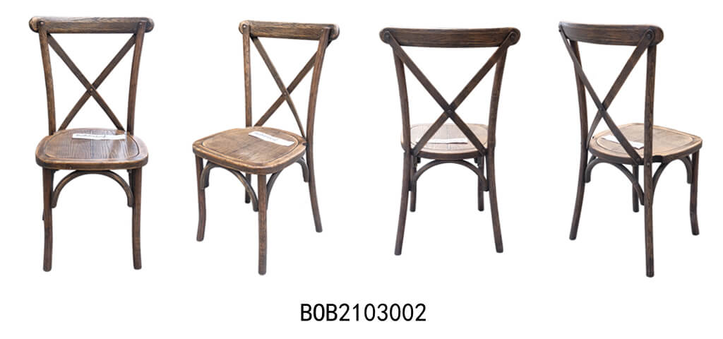 cross back chairs color