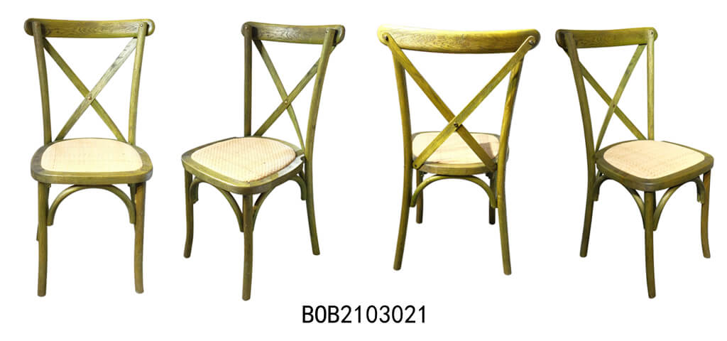 cross back chairs color
