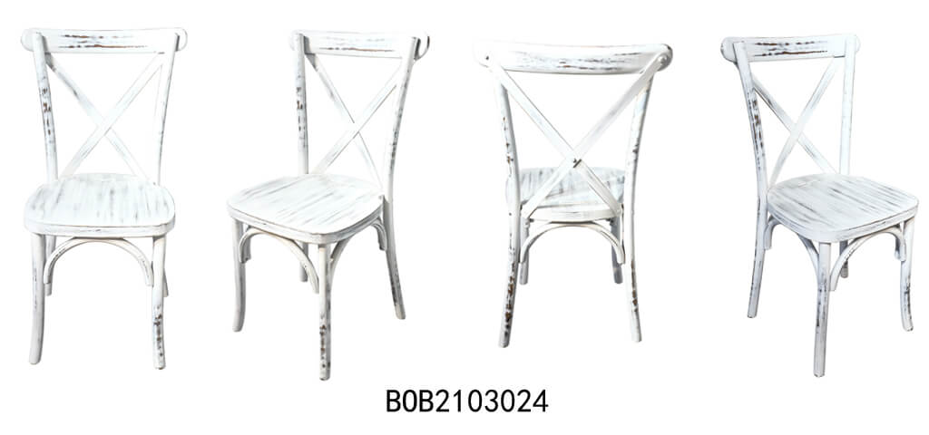 cross back chairs color