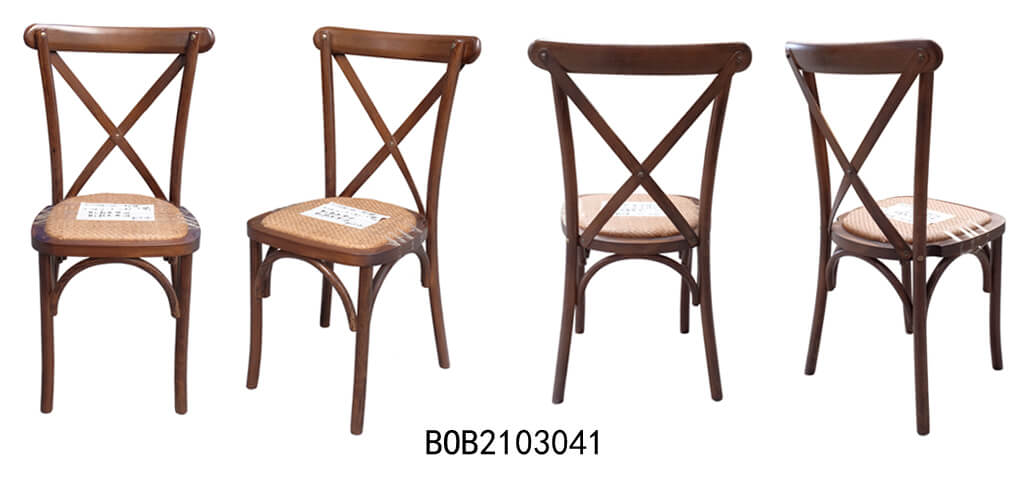 cross back chairs color