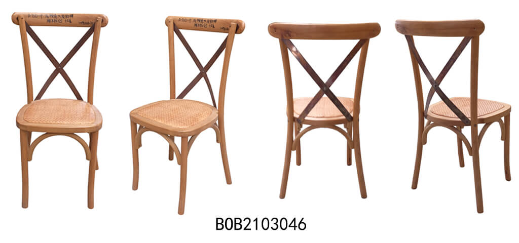 cross back chairs color