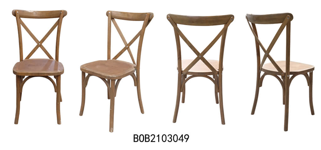 cross back chairs color