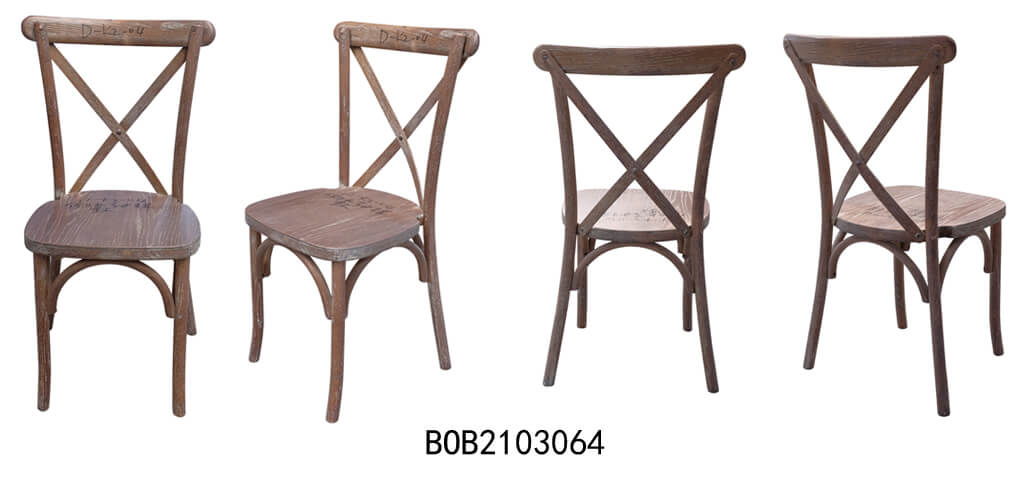 cross back chairs color