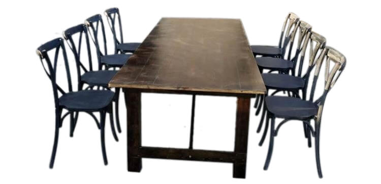farm tables for 10 people