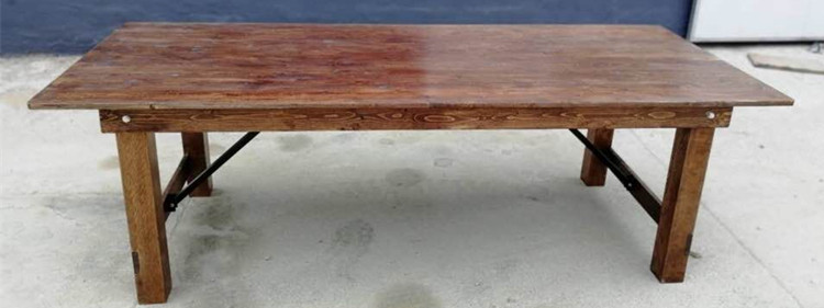 folding rustic table