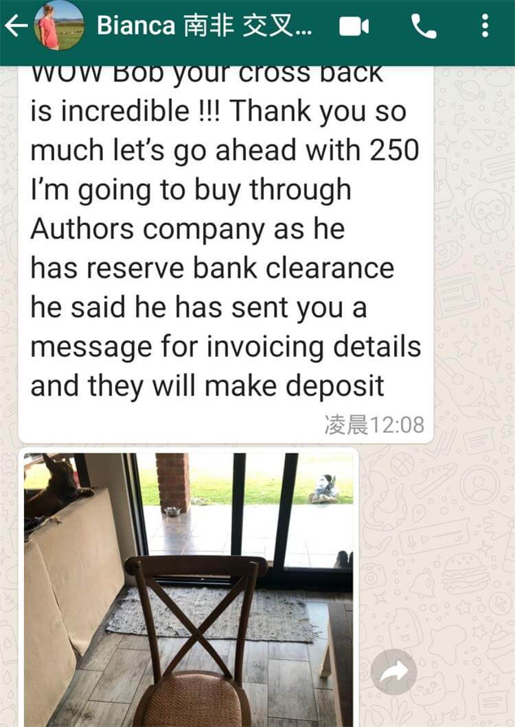 feedback from south Africa