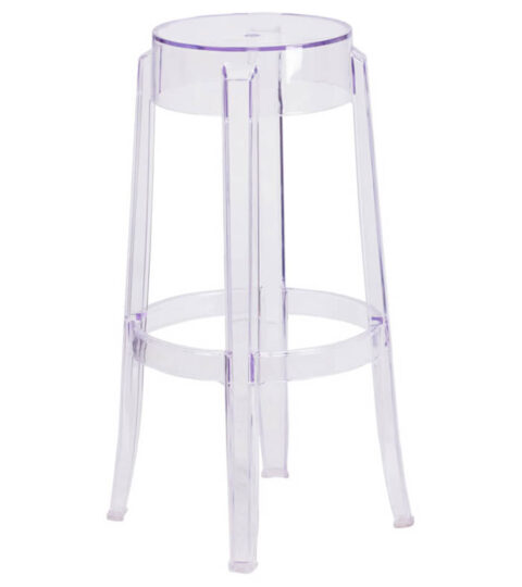 Modern Clear Acrylic Counter Bar Stool Manufacturer
