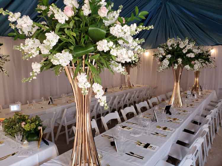 Rectangular dining table