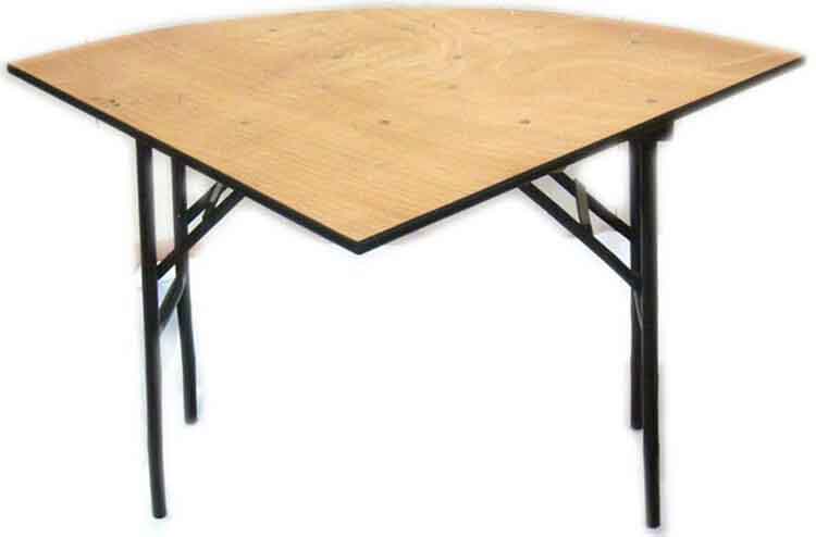 Triangular banquet table