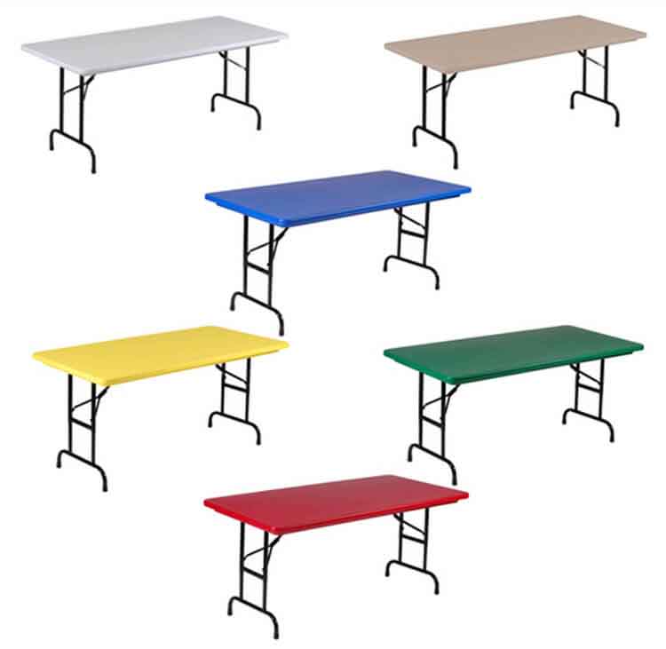 colorful dining chairs and dining tables