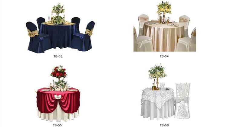 Arrange all kinds of flowers on tables