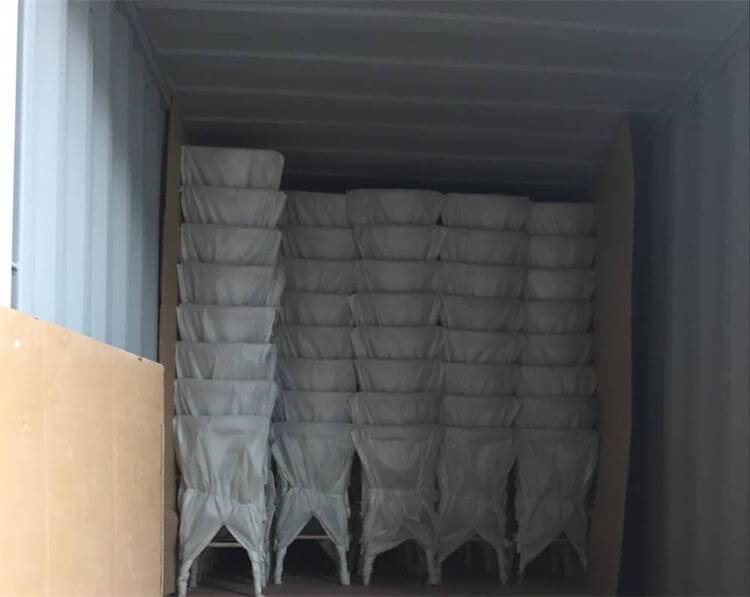 Metal Cross Back Chairs package 