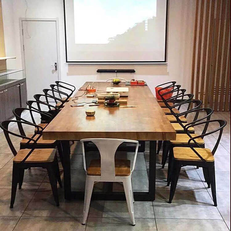 metal tolix chair office room