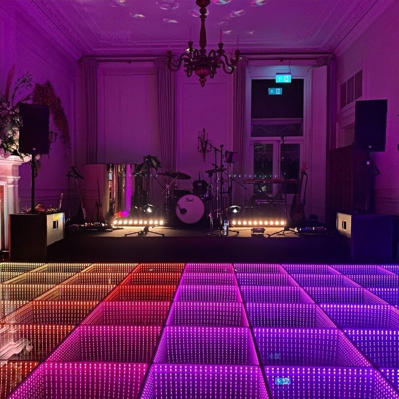 mirror LED dance floor