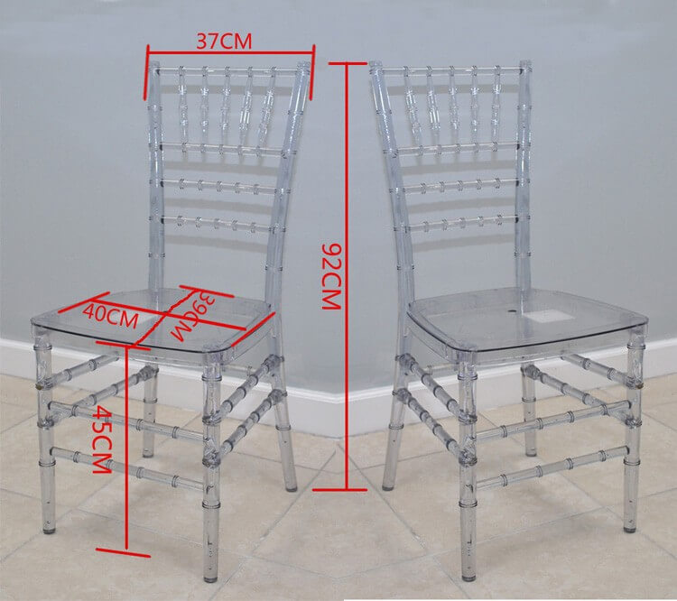 Clear resin chiavari chairs wholesale