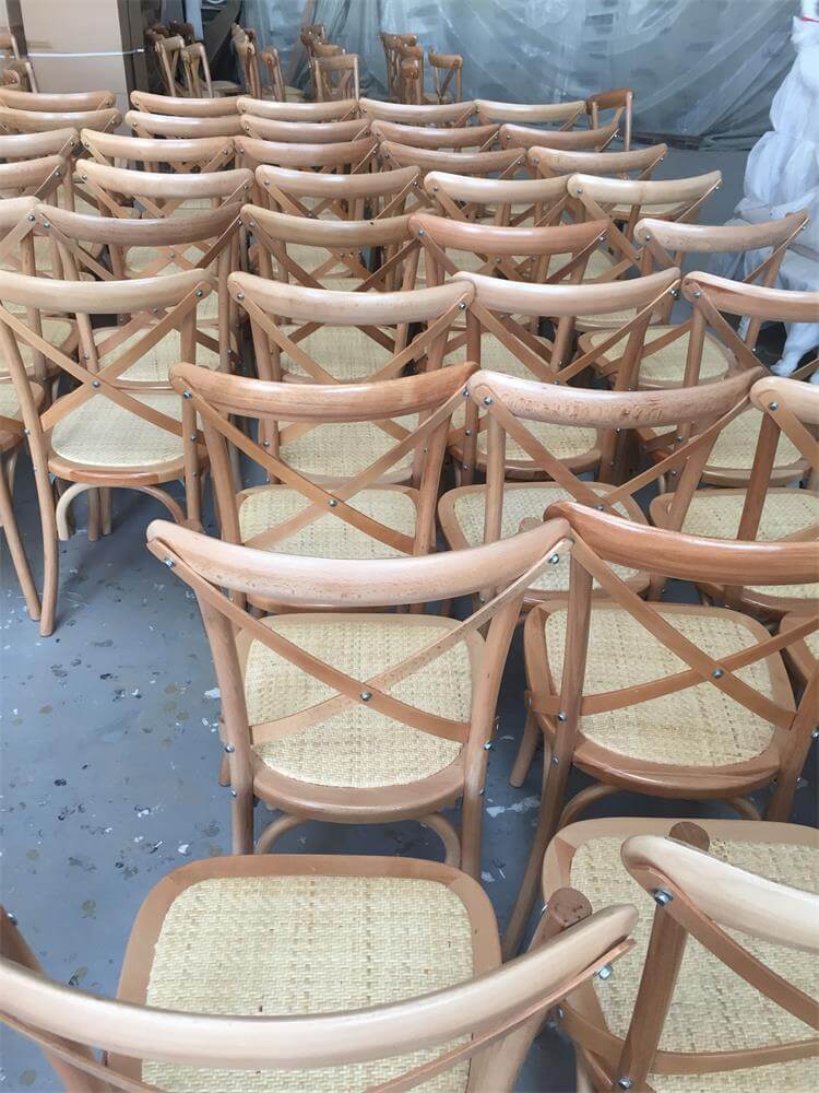 natural crossback chairs wholesale