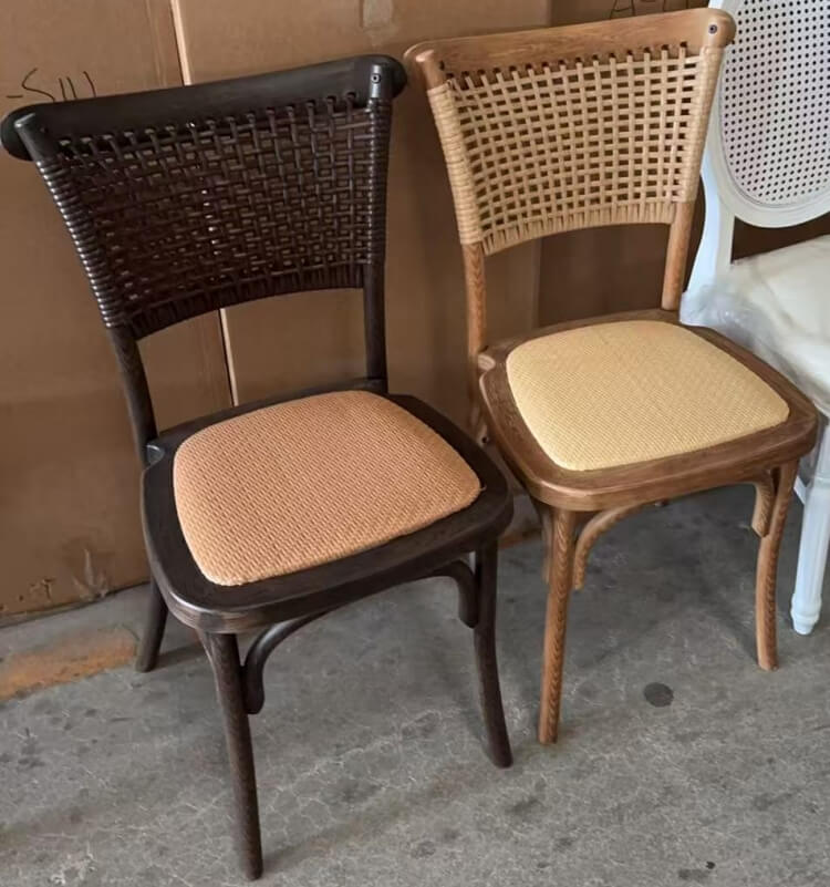 plastic cross back chair bulk