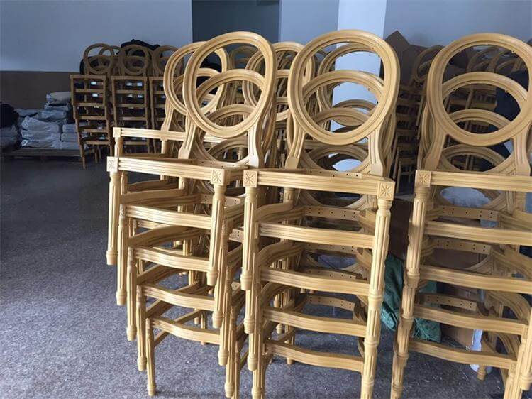 plastic louis chair