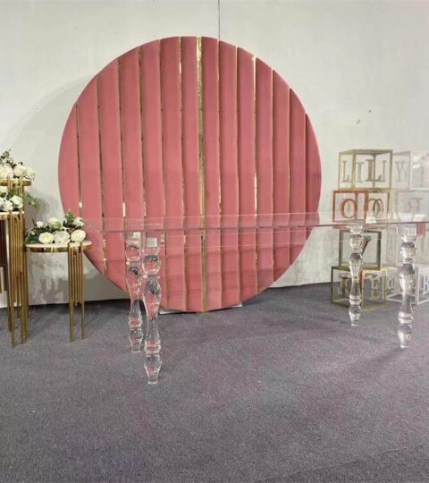 Acrylic Rectangle Dining Table