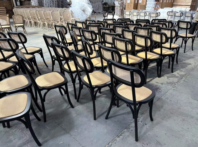 rattan dining chair factory