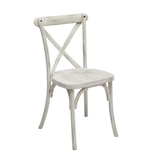 Resin Cross Back Chair Manufacturer