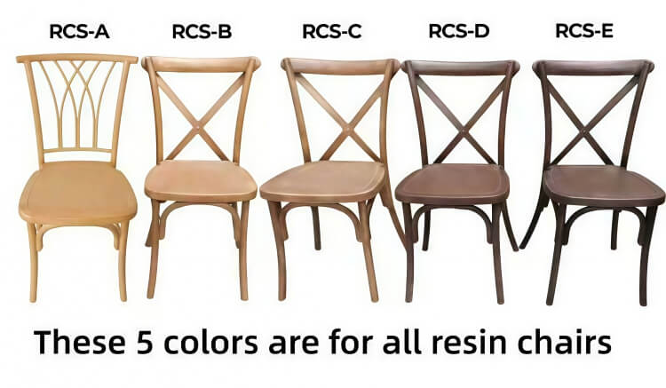 resin crossback chair