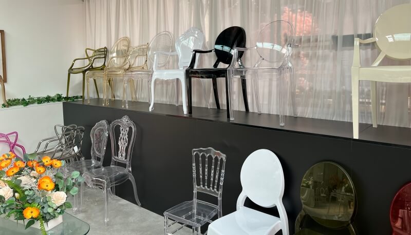 resin ghost chair factory