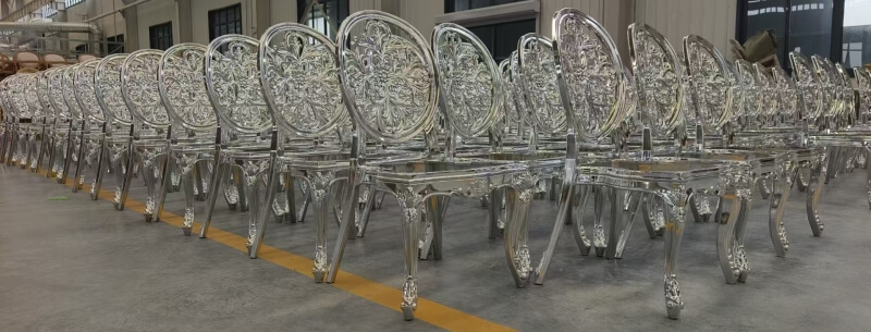 resin metal chair factory