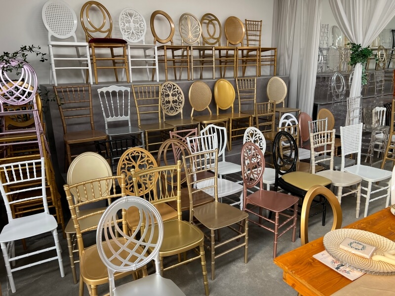 resin wedding chair supplier