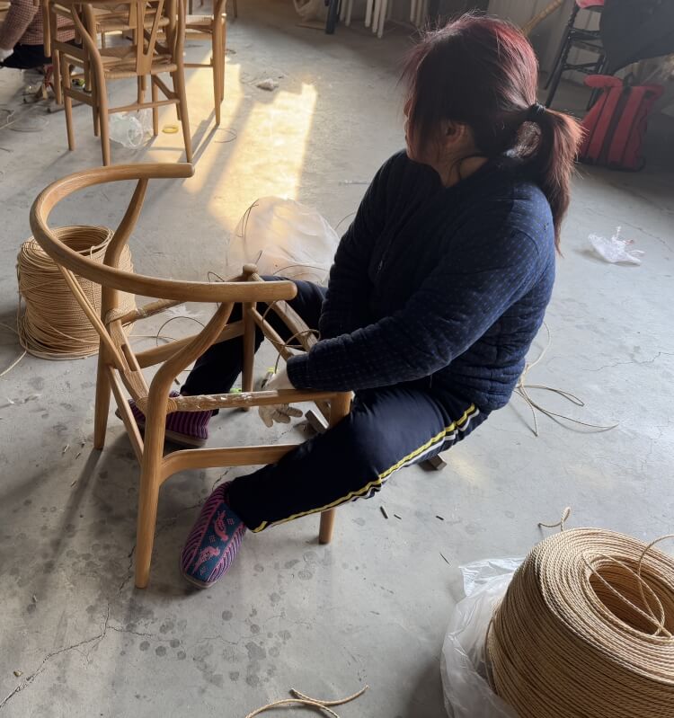 resin wishbone chair factory