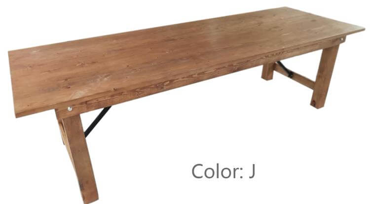 Rustic farm tables factory