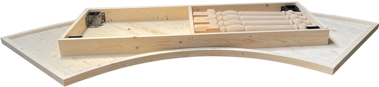 serpentine farmhouse table