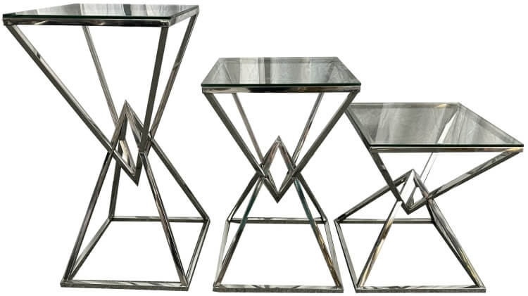 Silver NABLA Table