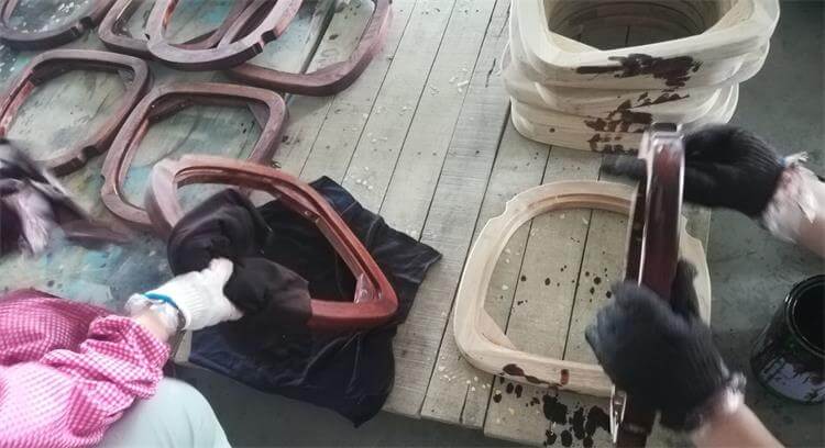 stain works for chairs seats