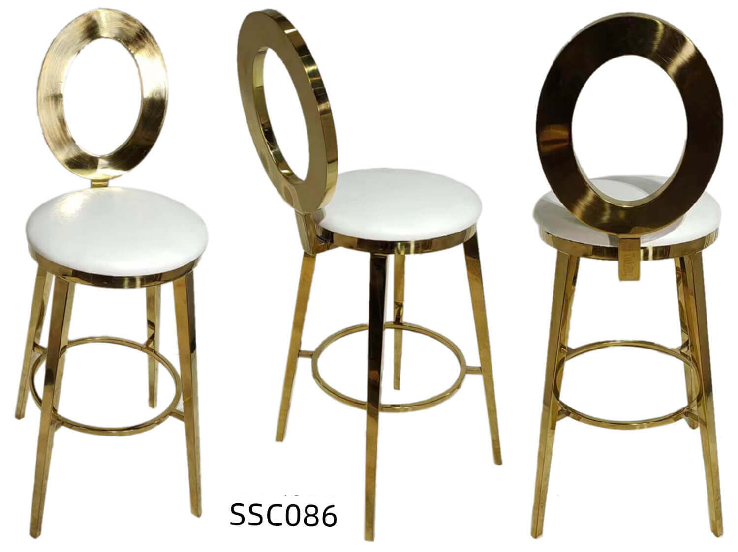 stainless steel dining chair