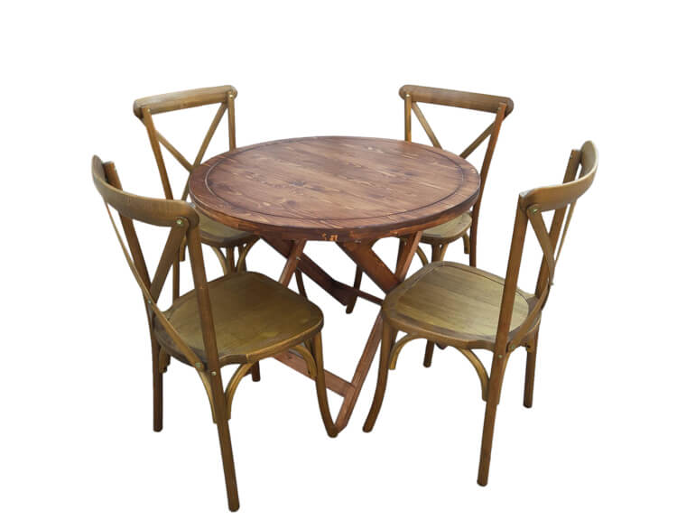 Cross Back Dining Chairs Wholesale