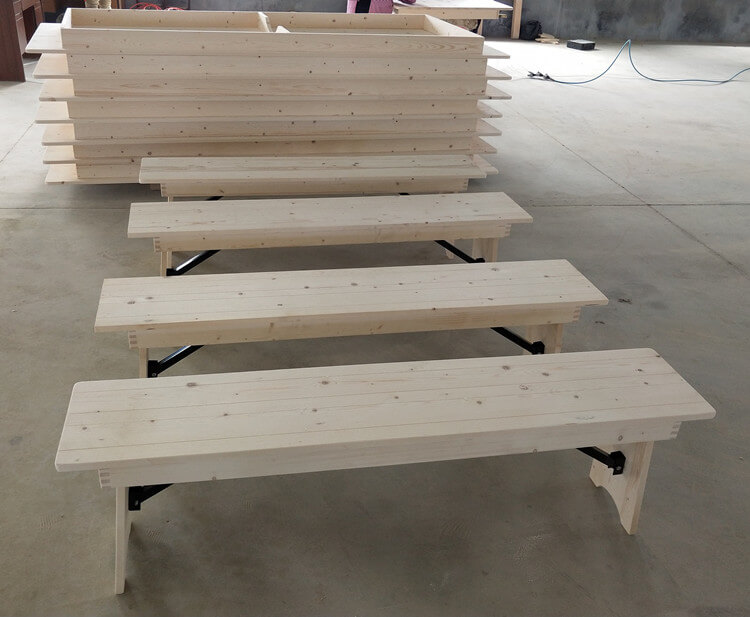 folding farmhouse table manufacture