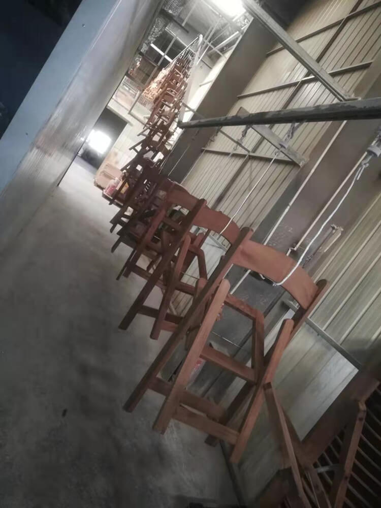 wooden folding chair