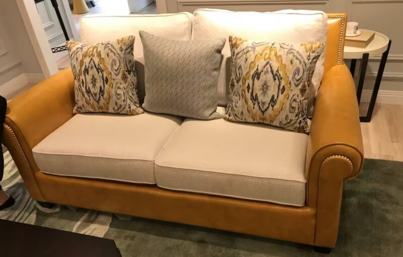 yellow sofa