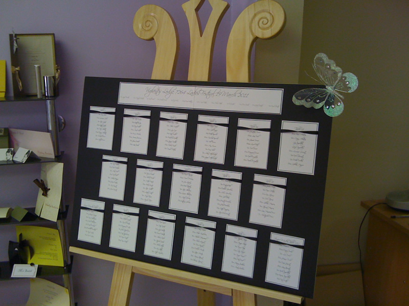 Wedding Table Plan