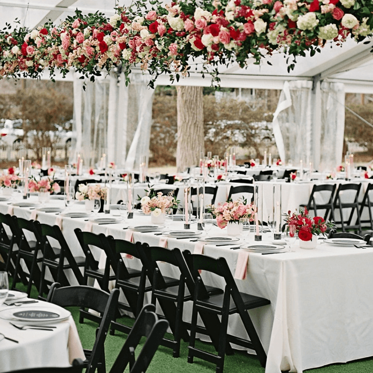 black resin folding chair supplier