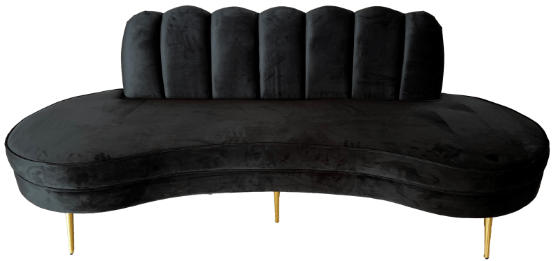 black sofa supplier