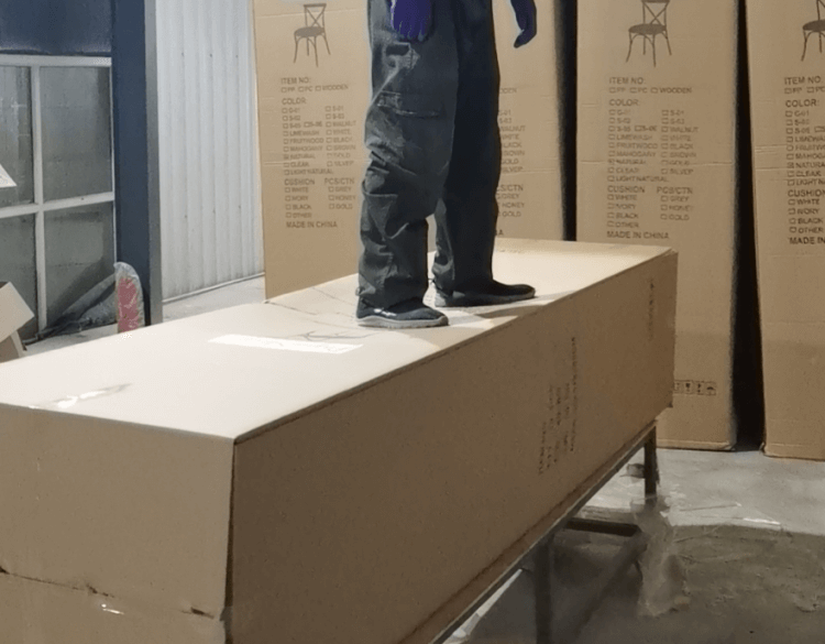 CROSS BACK CHAIR BOX