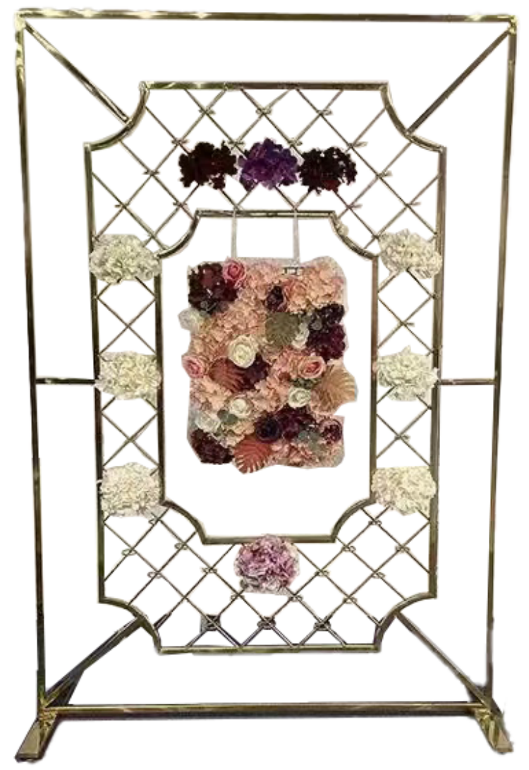 Geometric Candle Wall