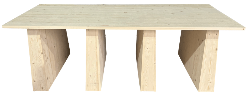 pine wood counter table