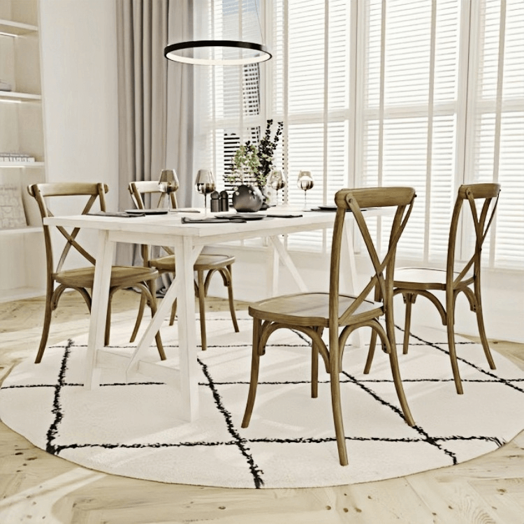 resin cross back chair manufacture